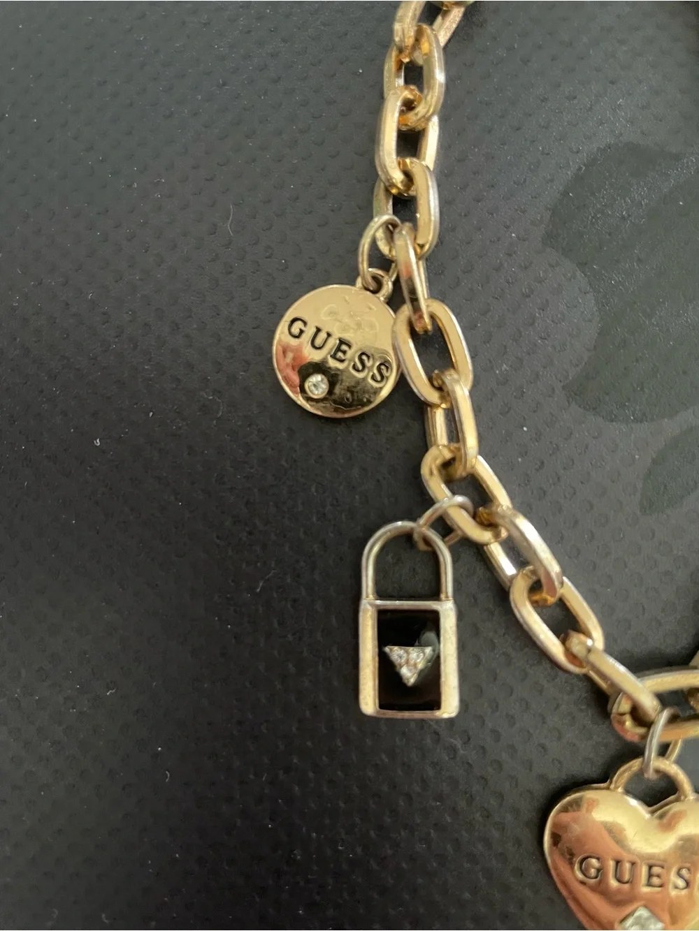 Y2K Guess Charm Bracelet